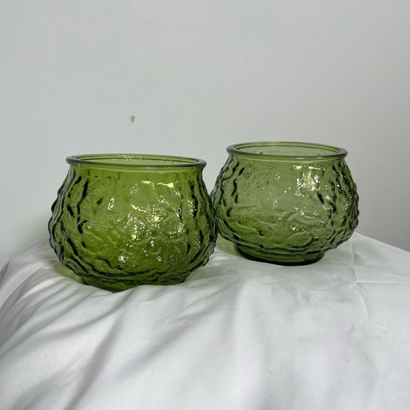 E O Brody Co. G101 Vintage Green Dépression Era Glass Bowl - Cleveland, OH USA - Picture 3 of 4